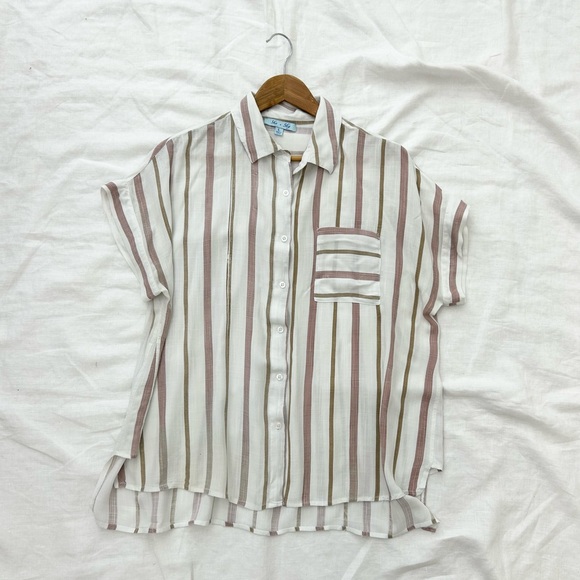 She + Sky Perfect Beach Button Down Shirt - Picture 4 of 8